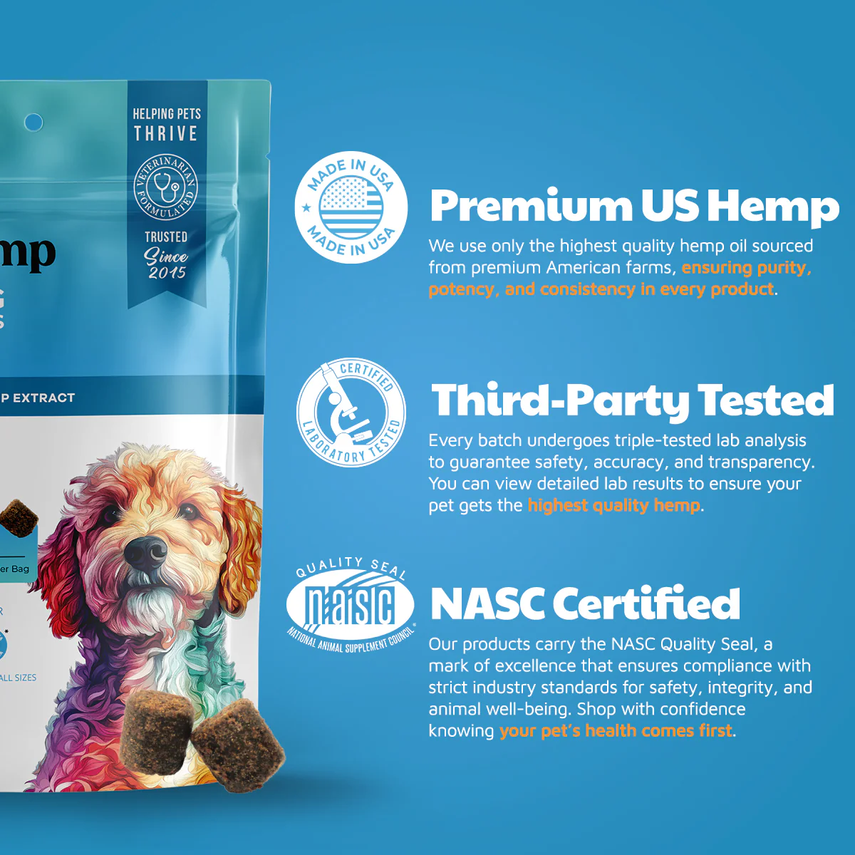 VetHemp Calming Chews for Dogs - Image 15