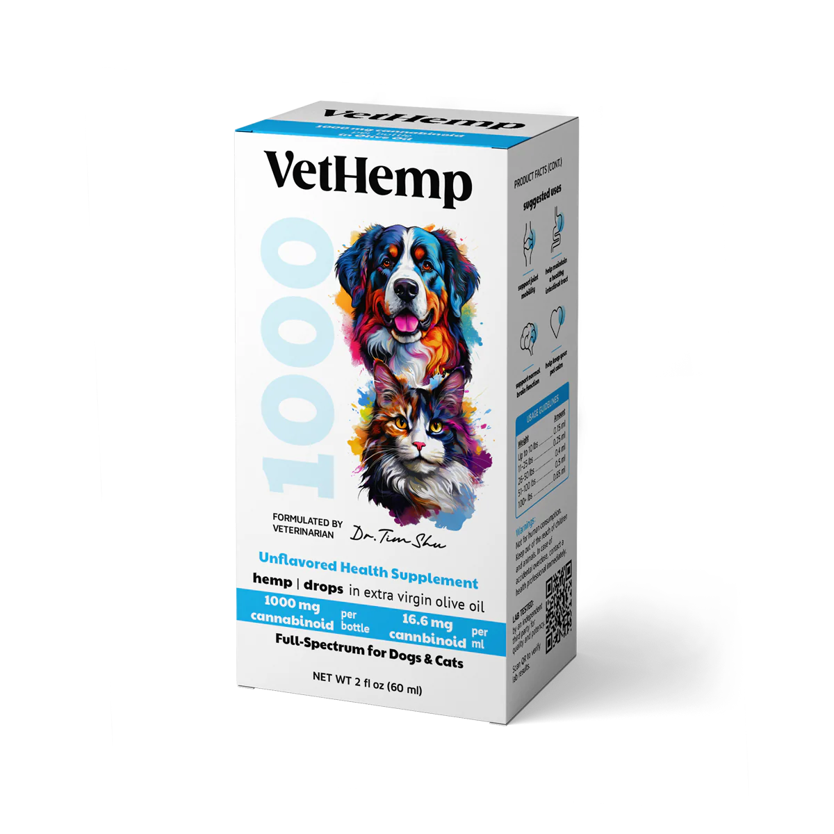 VetHemp Standard Formula Tincture for Dogs & Cats - Image 3